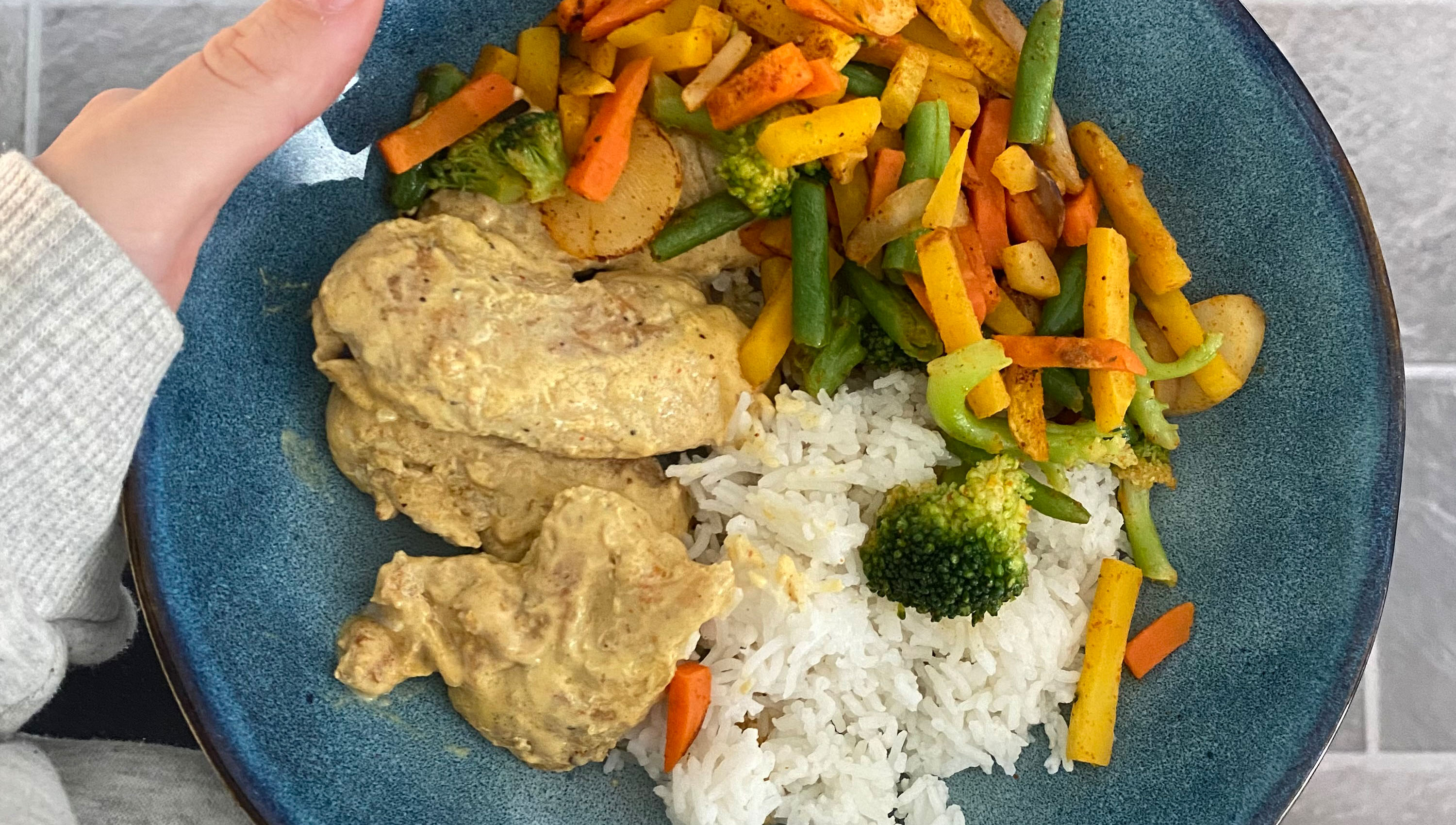 Krämig kyckling i curry