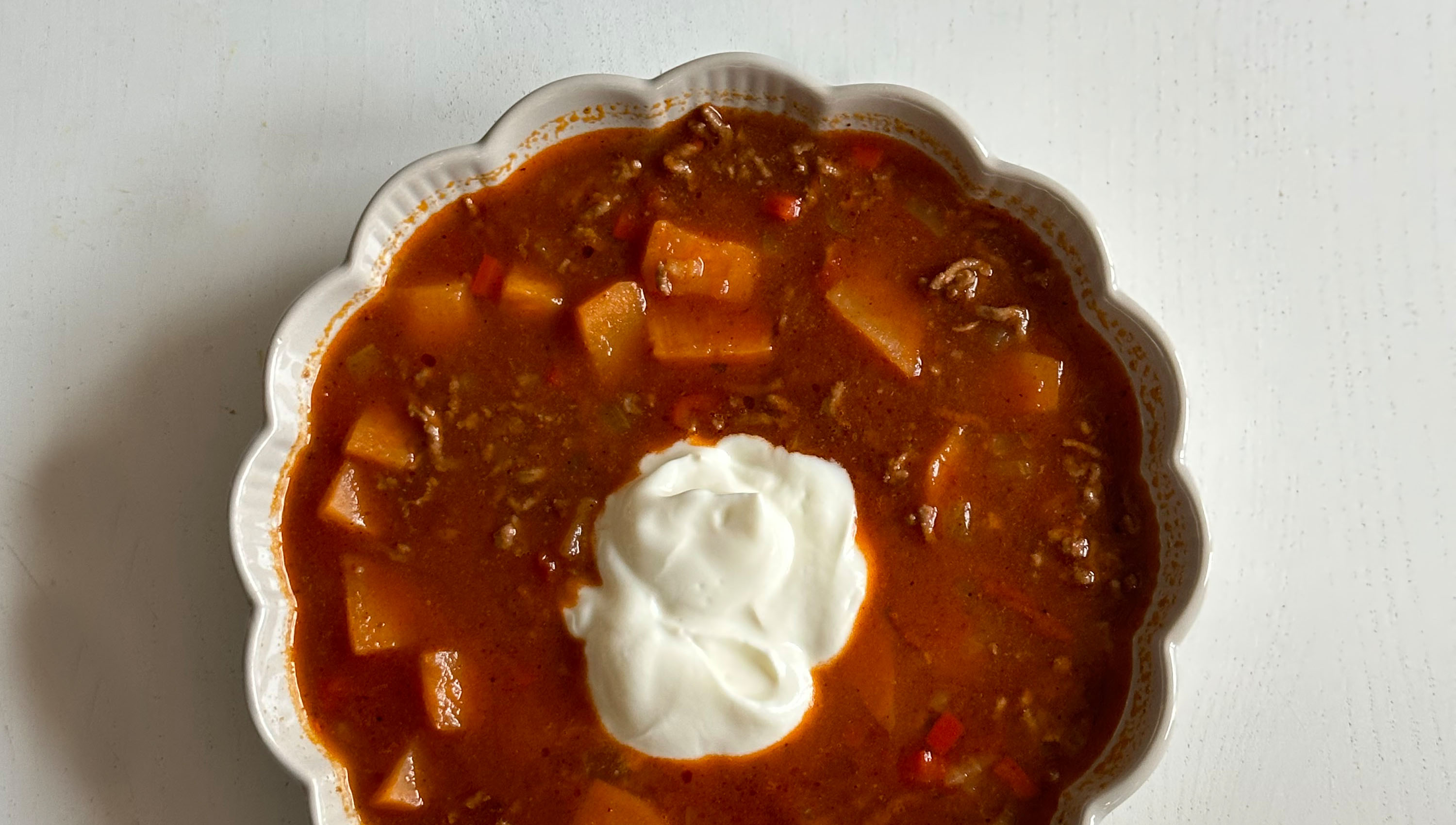 Tacosoppa med sötpotatis